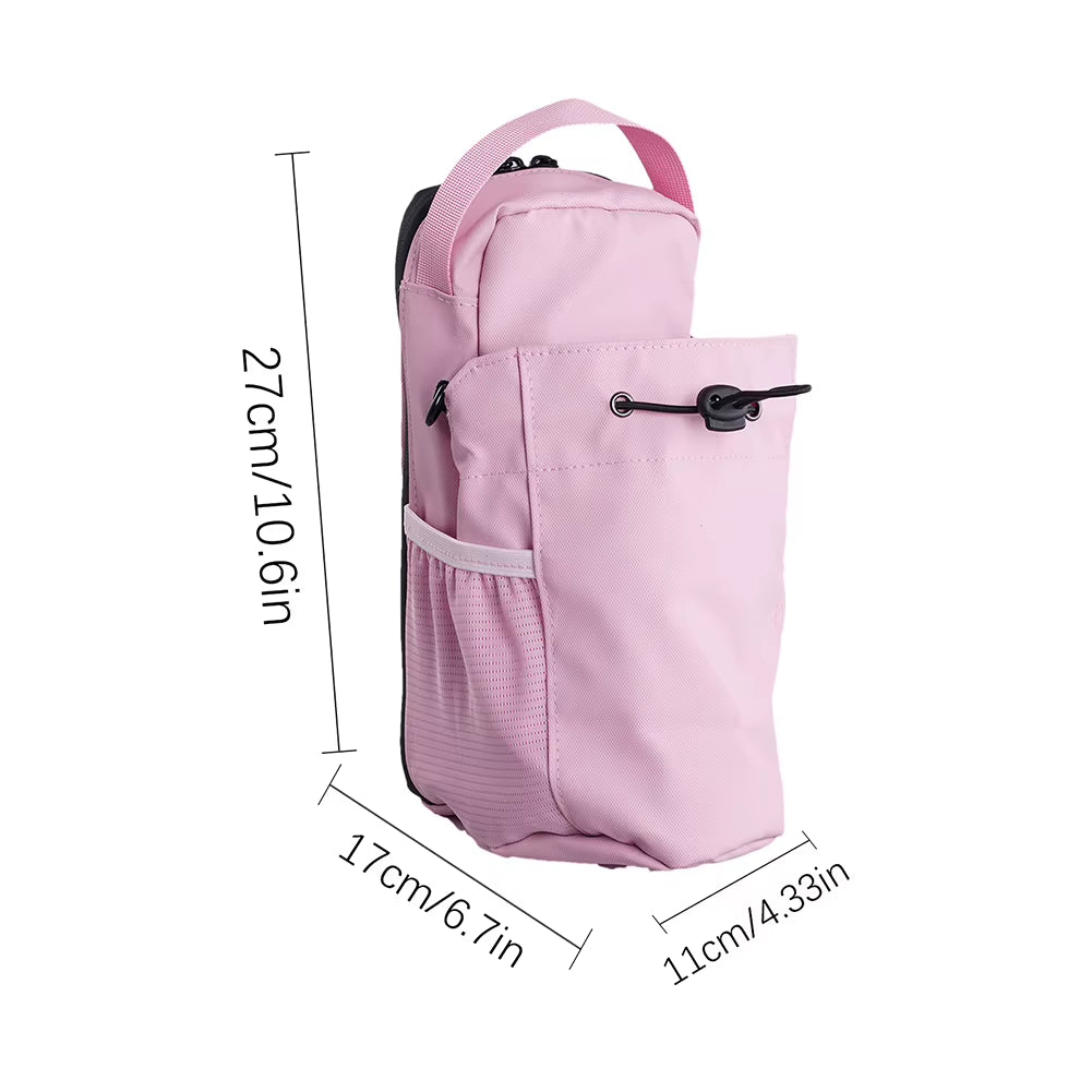 Magnetic Gym Sling Bag Waterproof Magnet Water Bottle Pouch Phone Holder Crossbody Bag for Outdoor Sports and Activities